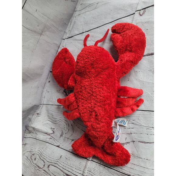 Mary Meyer Flip Flops Lobster Plush Floppy Velvety Stuffed Animal 14in Realistc - Picture 9 of 9